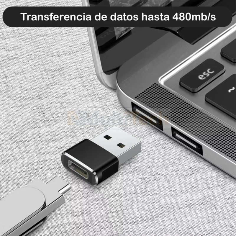 Adaptador USB a Tipo C