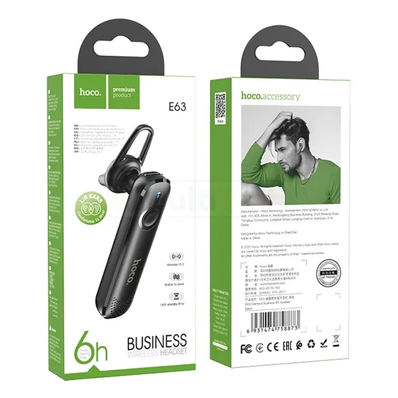 Auricular bluetooth hoco. E63 Diamond Business