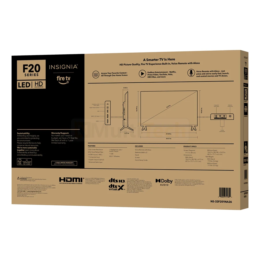 Insignia Smart Fire TV 32"